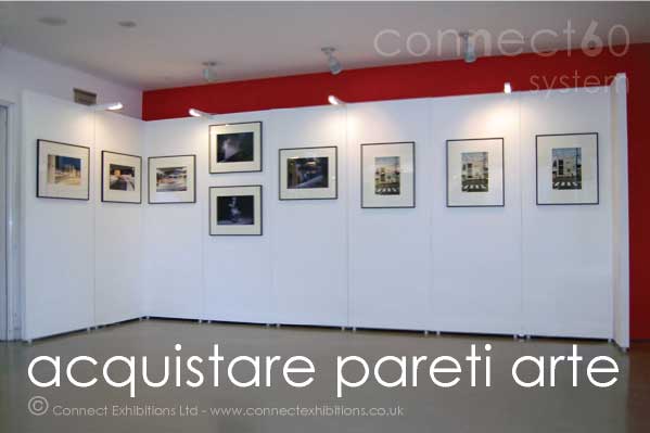  - Galleria Parete, Gallerie Pareti, Mobile-temporaneo-portatile-autoportante